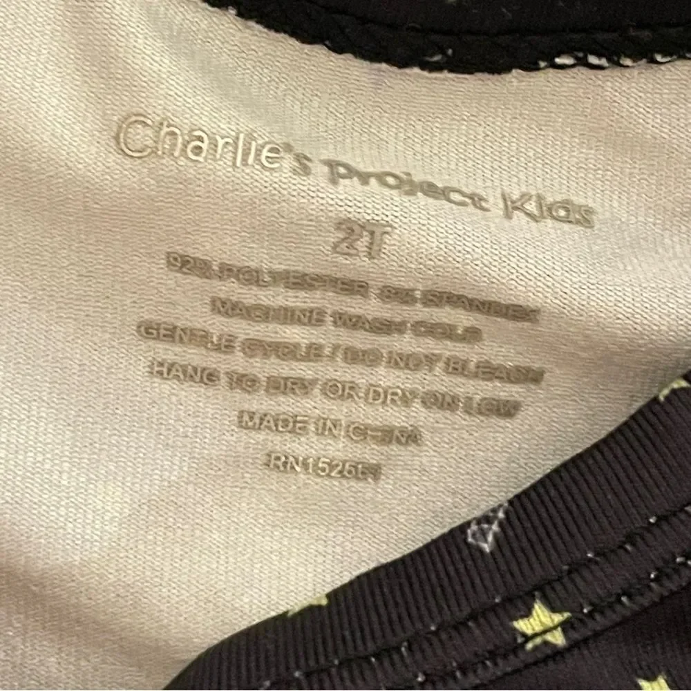 Charlie's Project Are You A Good Witch Twirl Dress Black Purple White Size 2T